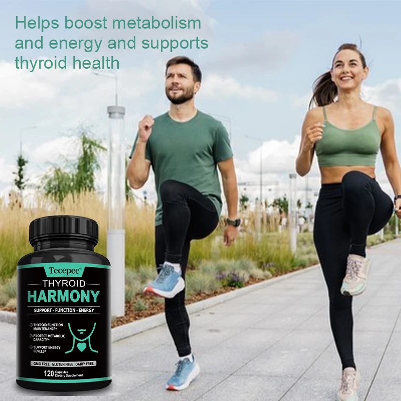 Thyroid Health Supplement - Helps Improve Focus, Memory, Clarity, Reduces Stress and Brain Fog, Boosts Metabolism and Energy