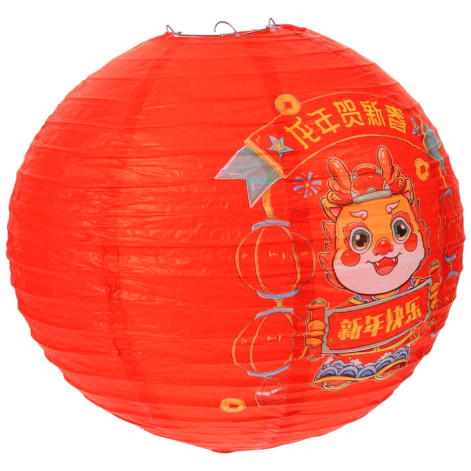 Chinese Traditional Lantern Festival Wedding Hanging Paper Lantern For Outdoor Garden Spring Celebration Solar Powered
