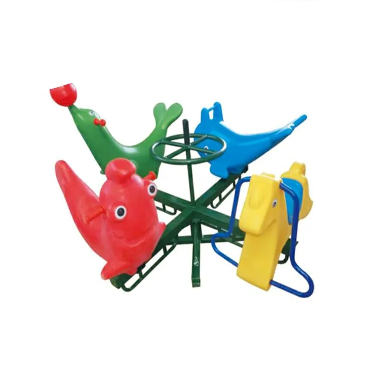 2026 Children Playground Equipment Multiplayer Merry-Go-Round Playground Set Merry-Go-Roundpromote sales