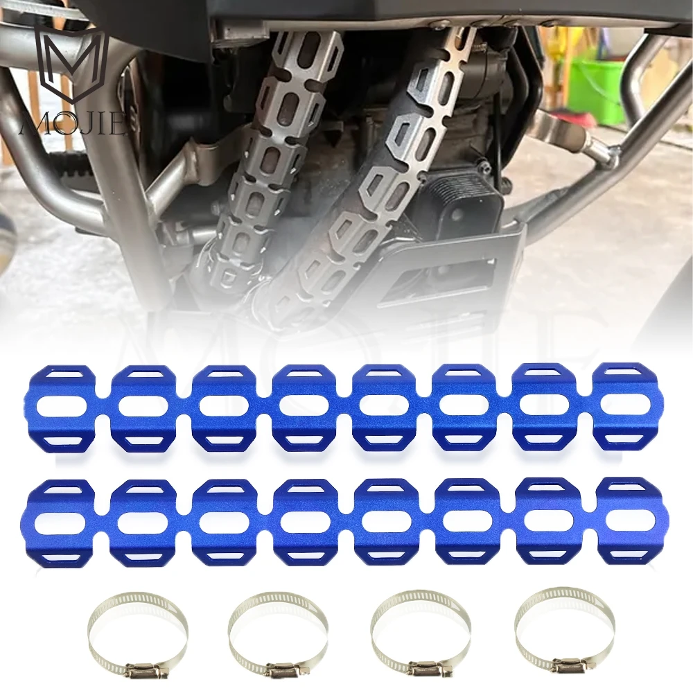 

Motorcycle Exhaust Pipe Protector Heat Shield Cover Guard For yamaha XTZ660 XT600 Z/ZE XTZ750 XTZ1200 XTZ SUPER TENERE 700 900