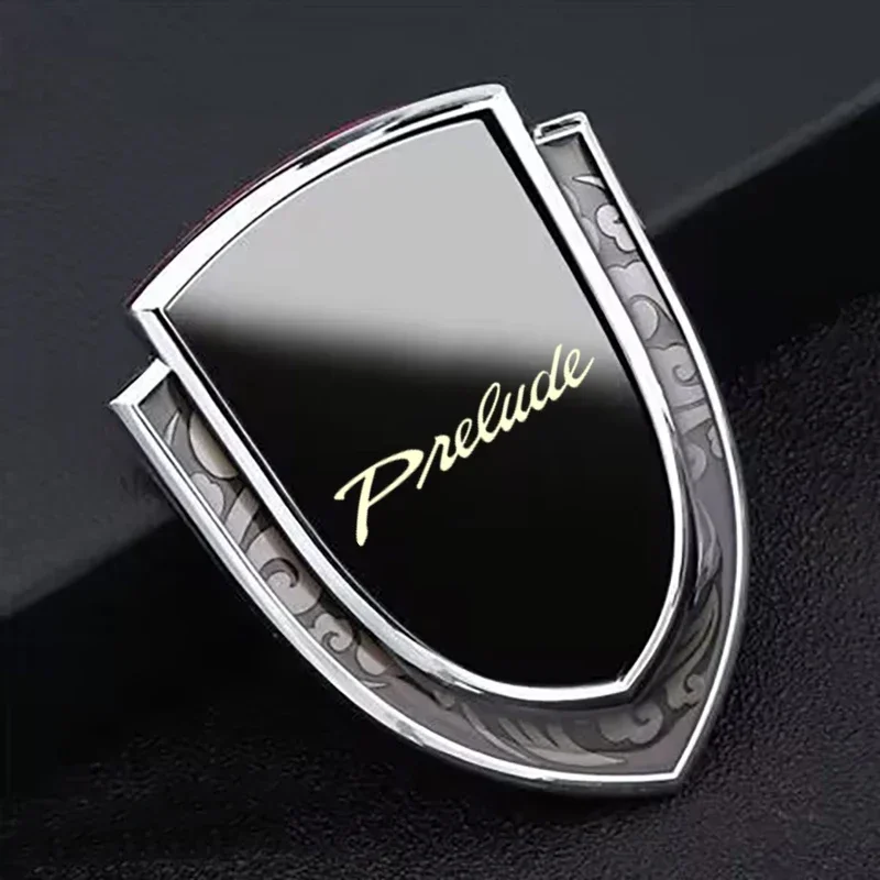 Car body 3D metal modified decorative stickers auto accsesories for honda prelude gen 1 2 3 4 5