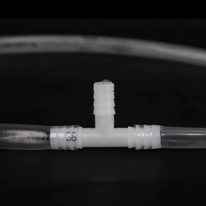 4~14mm White PE/PP Straight/Elbow/Tee Connector Aquarium Tank Air Pump Hose Pagoda Joints Garden Irrigation Water Pipe Connector