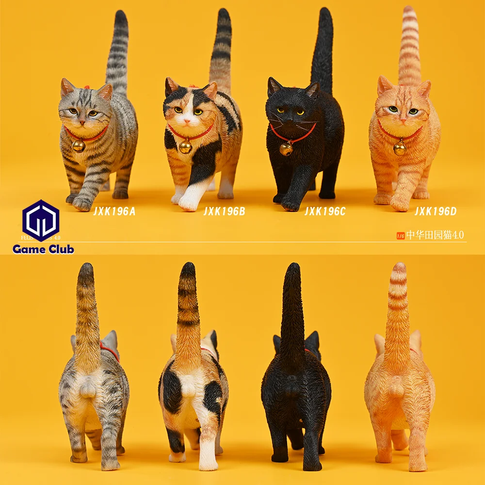 JXK JXK196 1/6 Scale Dragon-li Three Flower/Orange/Black Cat Simulation Accessories Model For 12in Soldier Action Figures Body