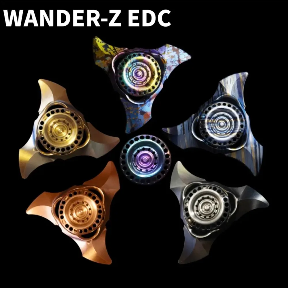 WANDER-Z EDC Crazy Dart Fidget Spinner Rame Fidget Toys Adulti Scrivania da ufficio Novità Giocattolo Disegni originali Gadget per alleviare l'ansia