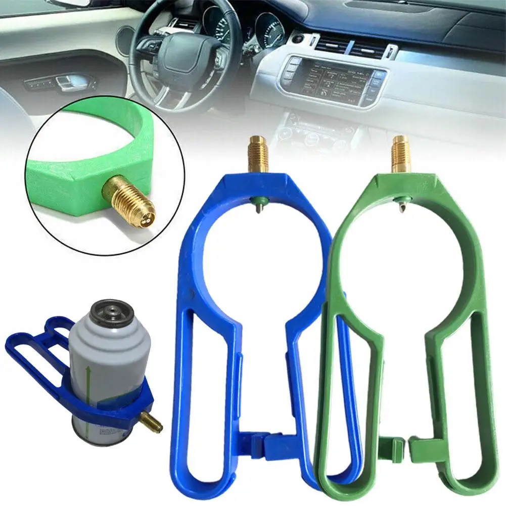 

1pc R134A Car A/C Refrigeration Can Side Quick Tap Valve Apping Side Auto SAE 1/4 Tool With Valve Conditioner Mount Air Inc
