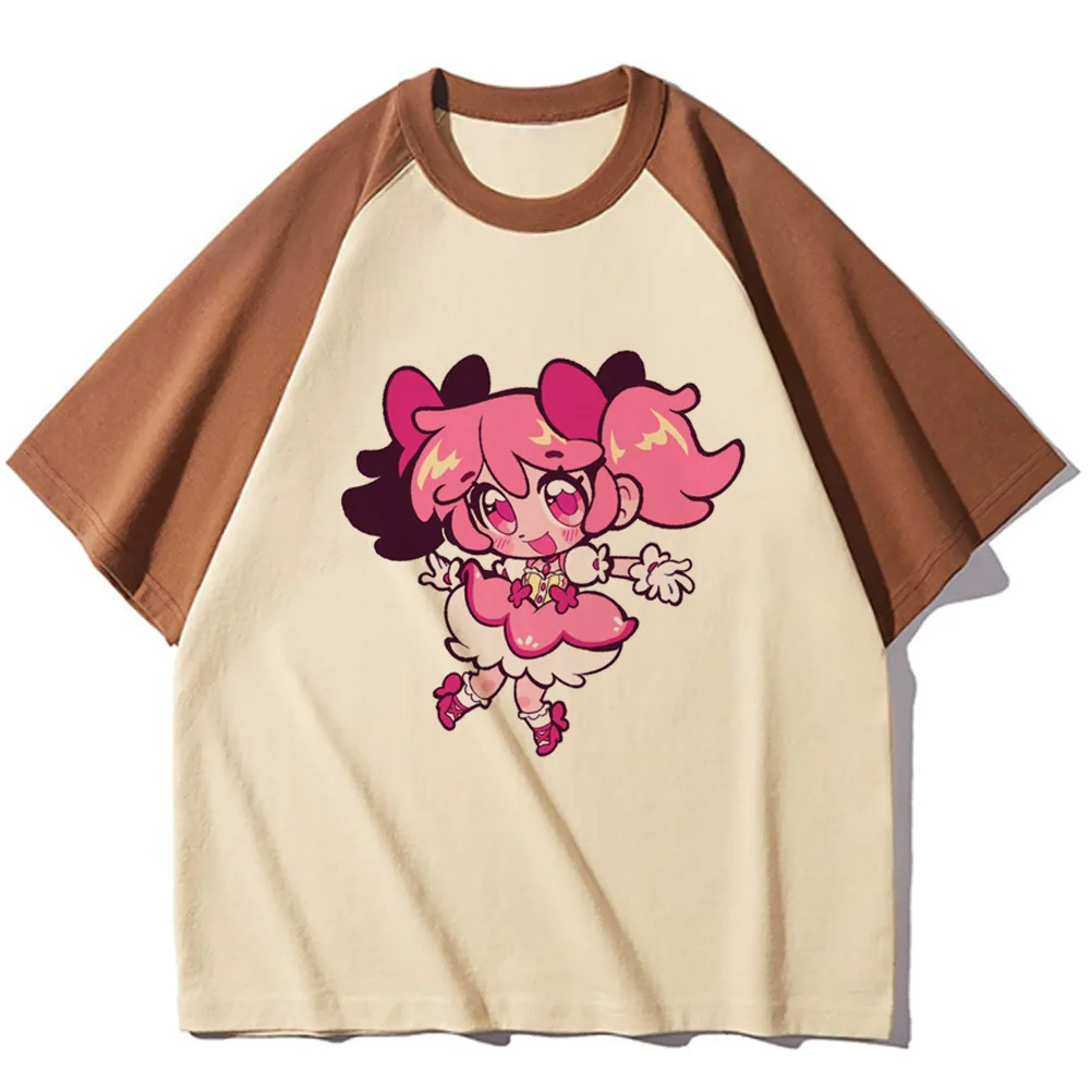 Madoka Magica top women quick dry stretchy casual wear t shirt girl y2k anime clothes