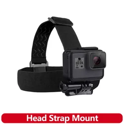 Anti-Slip Adjustable Head Strap Mount for GoPro Hero 13 12 11 10 9 8 SJCAM AKASO insta360 DJI OSMO Action Camera Headband Holder