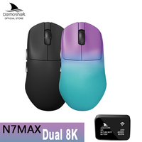 Darmoshark N7 MAX Gaming Mouse Wireless Double 8K PAW3950 Sensor 30000DPI Ergonomic Mouse HUANO Microswitch For Esports Gamers