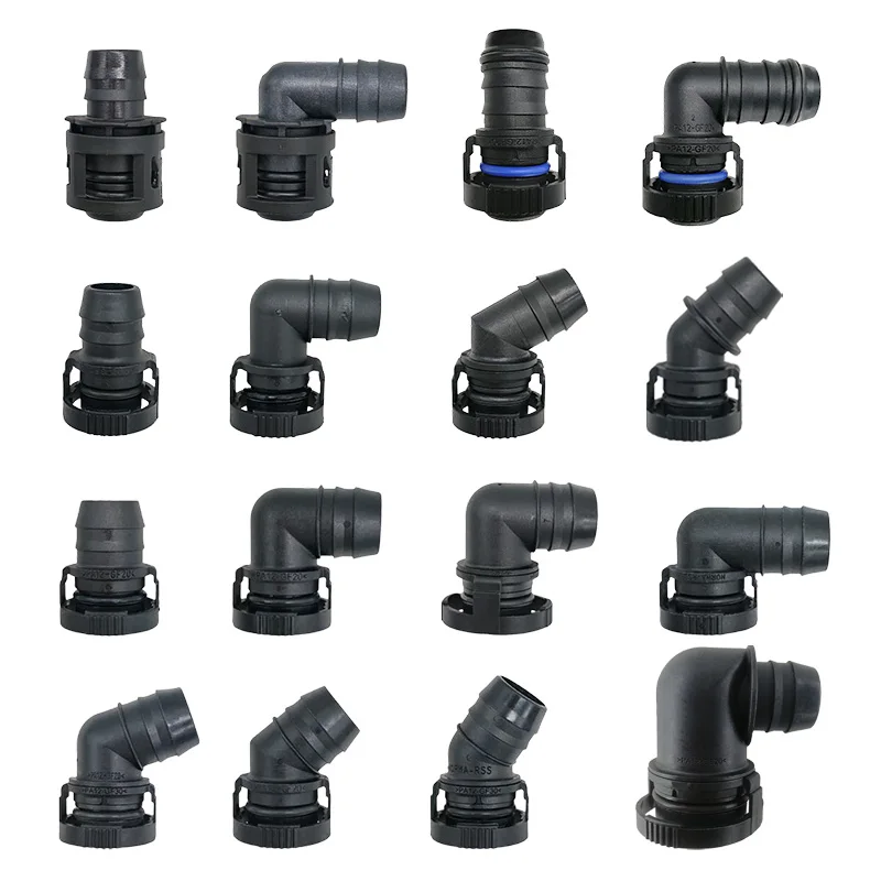 high quality 18 22 30mm exhaust pipe connector auto plastic fittings connector for car 10pcs a lot
