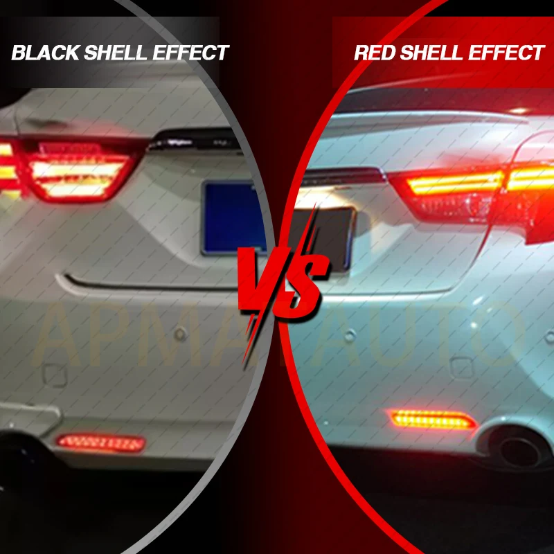 Bumper Reflector Lights For Toyota RAV4 Harrier Sienna EZ Alphard Aygo for Lexus GX470 RX300 5630 NX RC Tail/Brake,Rear Fog Lamp