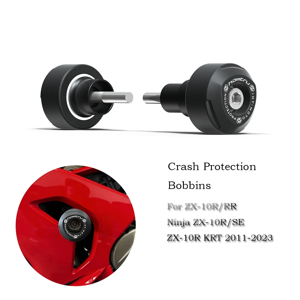 

Motorcycle Falling Protection Frame Slider Fairing Guard Crash Pad Protector For Kawasaki ZX-10R/RR Ninja ZX-10RSE/KRT 2011-2023