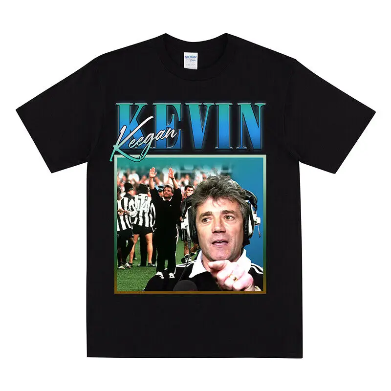 KEVIN KEEGAN Shirt Vintage Football T Shirt For Newcastle Utd Fans NUFC T-shirtHigh Quality 100%Cotton Short Sleeve