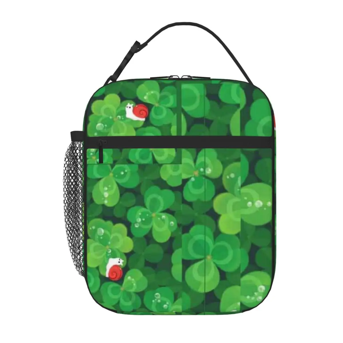 Bestselling Happy Lucky Snail Monochrome Adjustable Strap Lunch Bag Office Outdoor Lunch Insulated Lunch Pouch