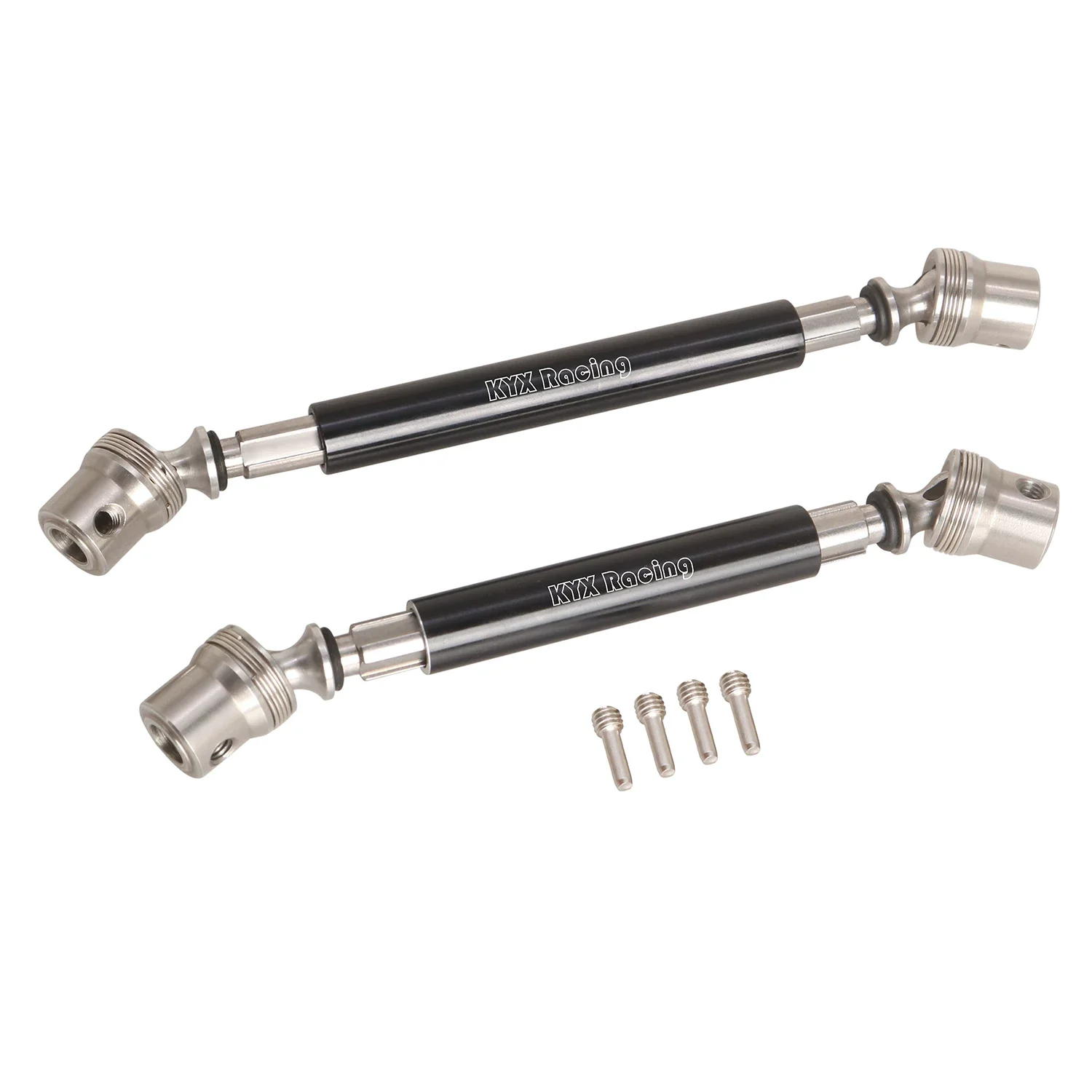 Hardened Steel Center Driveshafts for Axial 1/8 AXP8 Gilamon 2.2 WB12 Upgrade