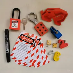 15pcs/kit comprehensive lock out kit safe insulation compatilble all distirbution boards MCB RCO and fuse board