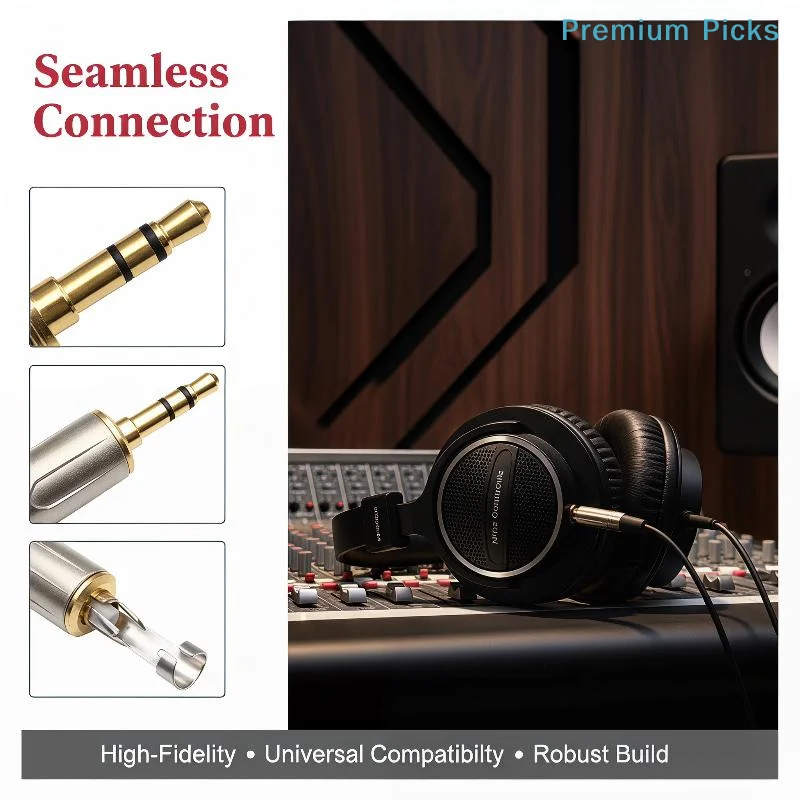 portableDual Channel 3.5mm Headphone Jack Stereo Audio Connector for PC Entertainment