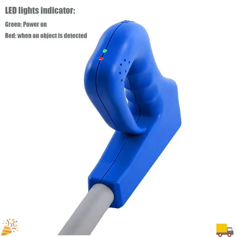 Détecteur de métaux pour enfants, détecteur de métaux souterrains, conception humanisée bleue, durabilité solide pour l'extérieur