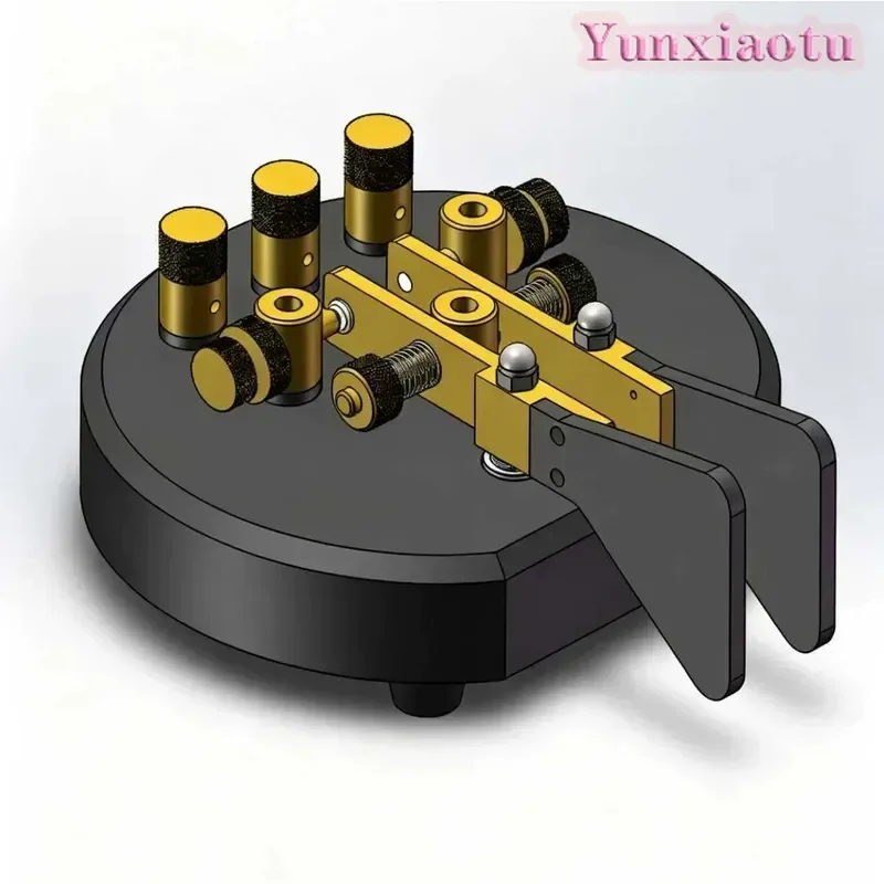 MK-10 Brass CW Electronic Key, Automatic Morse Code Keyer for Shortwave Amateur Radio