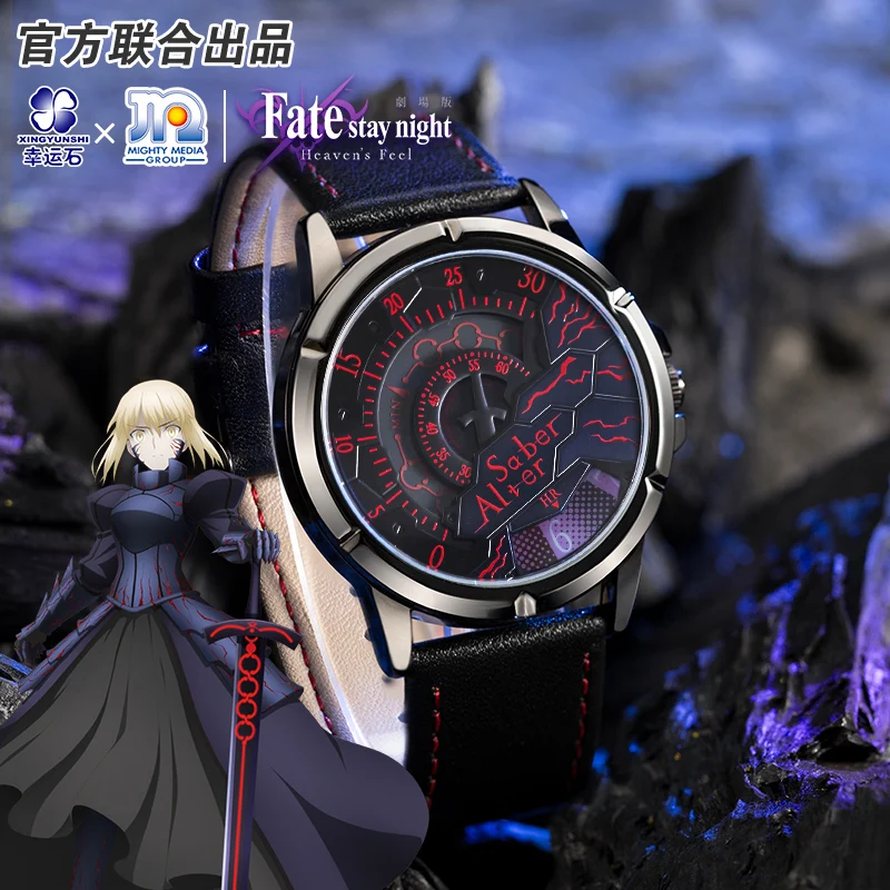 

Fate Stay Night Heaven's Feel Saber Alter Anime FGO FSN Watch Manga Role Sakura Rin Shirou Emiya Action Figure Gift