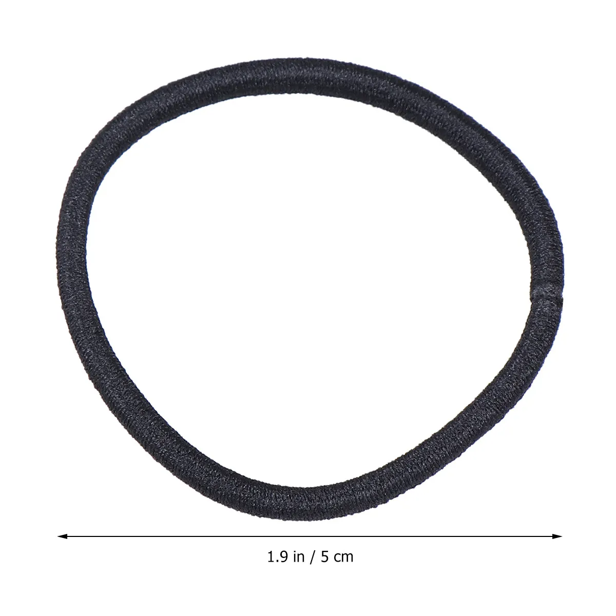 100Pcs Simple Hair Tie High Stretch Seamless Ponytail Holder Hair Rope for Women Girls Everyday Use Kids Ponytail Holder