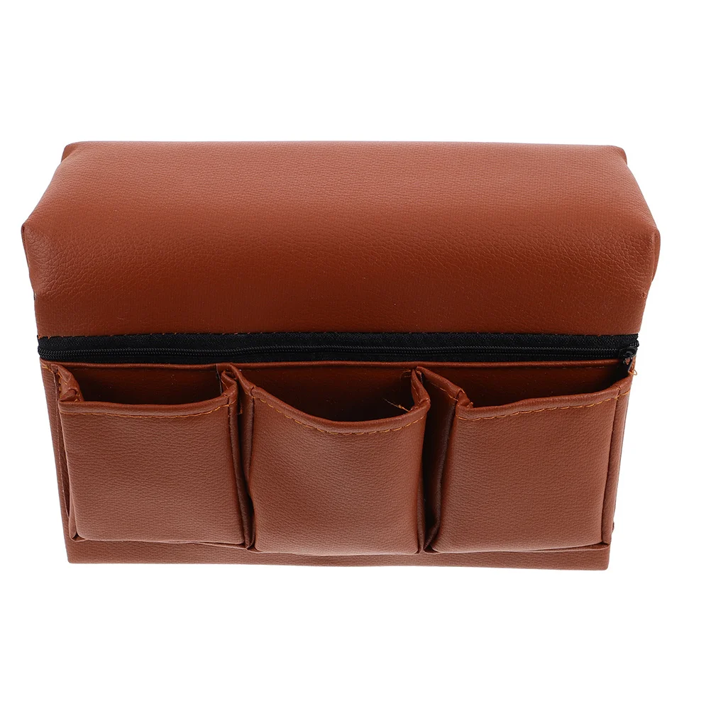 

Universal Car Armrest Storage Bag PU Armrest Support Elbow Window Extender Forearm Wrist Storage Organizer Pockets