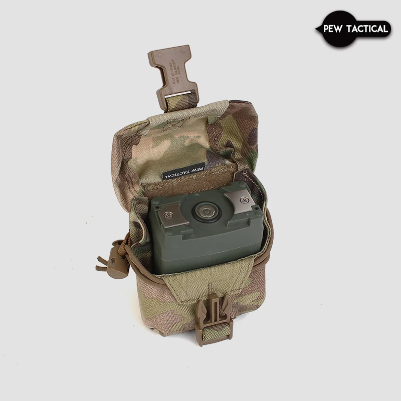 Tactical Belt Multipurpose Molle Mag Bag PRC152 Interphone Radio Battery Pack Pouch