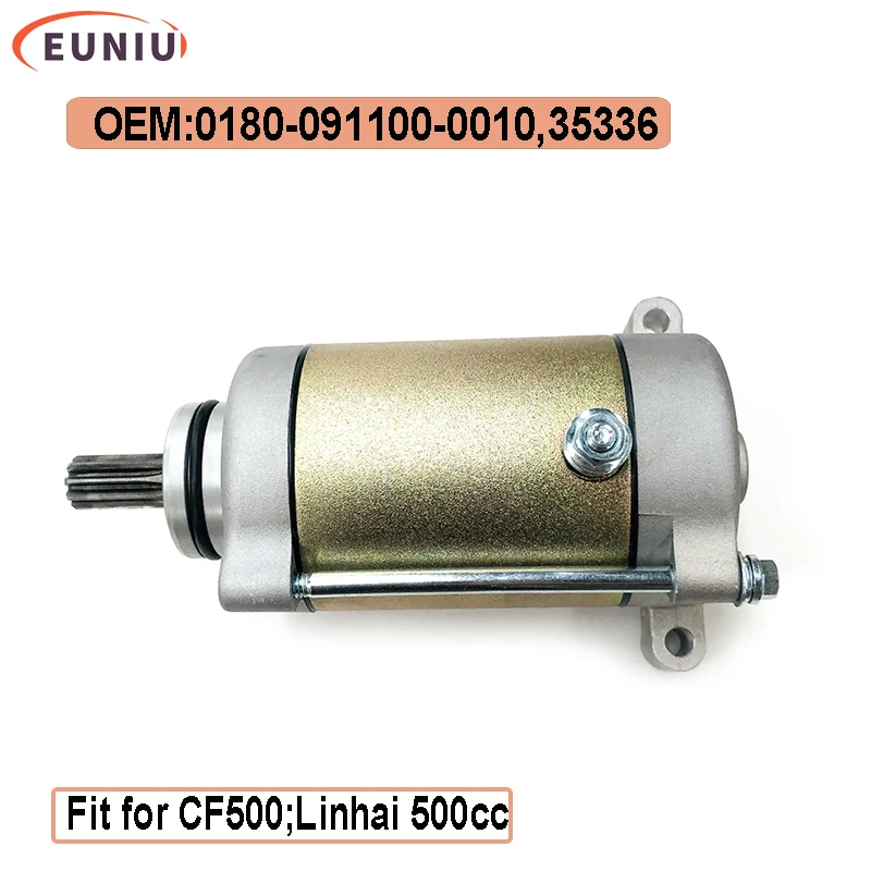 

Starter starting motor For CF500 188 U5 X5 ATV UTV Linhai 500 GO KART X5 0180-091100-0010 35336 Replacement Engine