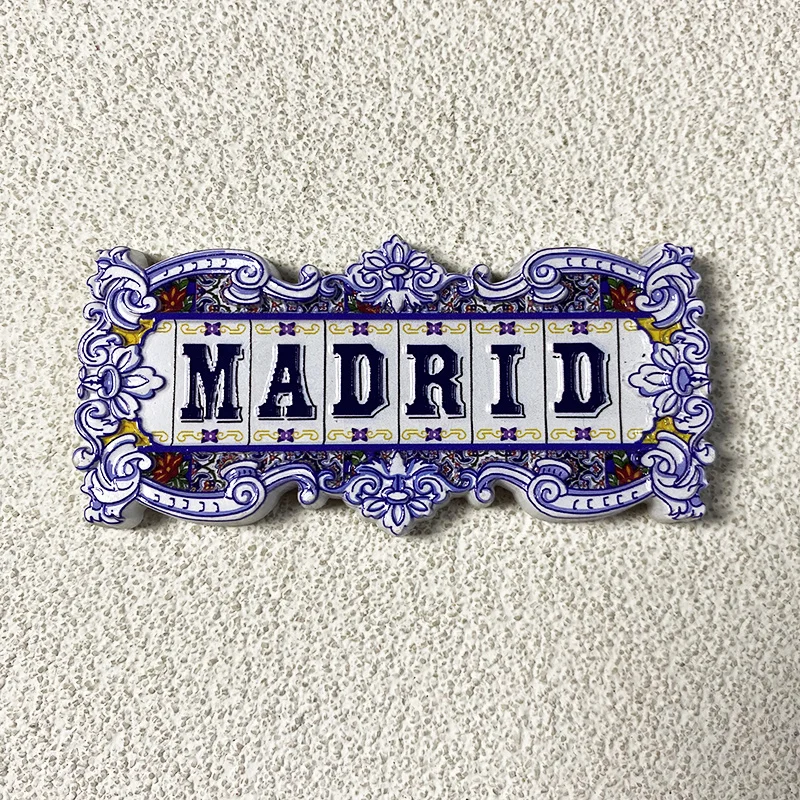 

Madrid, Spain Travel Souvenir High-Value New Magnetic Fridge Magnet 3D Creative Decorative Items