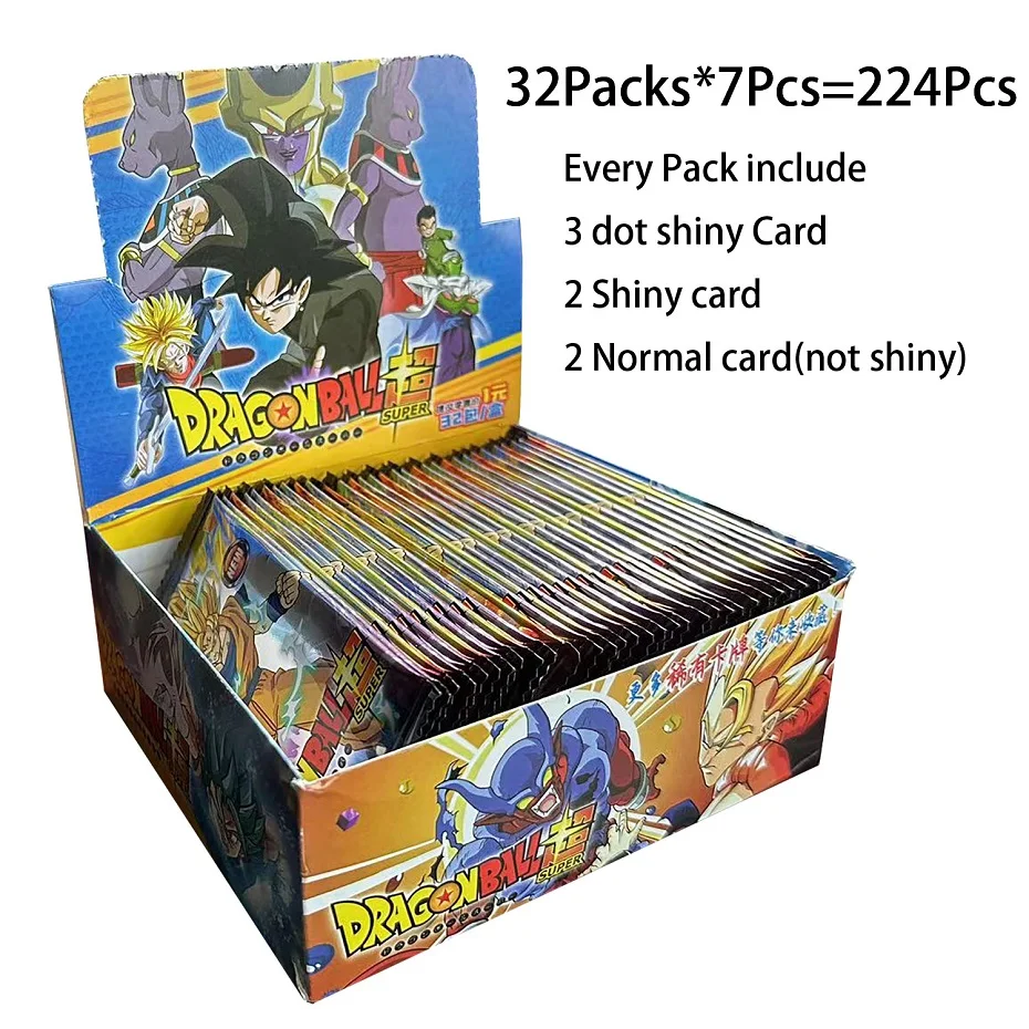 Dragon Ball Cards Shiny Son Goku Super Saiyan Series Signature Game Card Goku Classic Collection Toys Game Collection Card