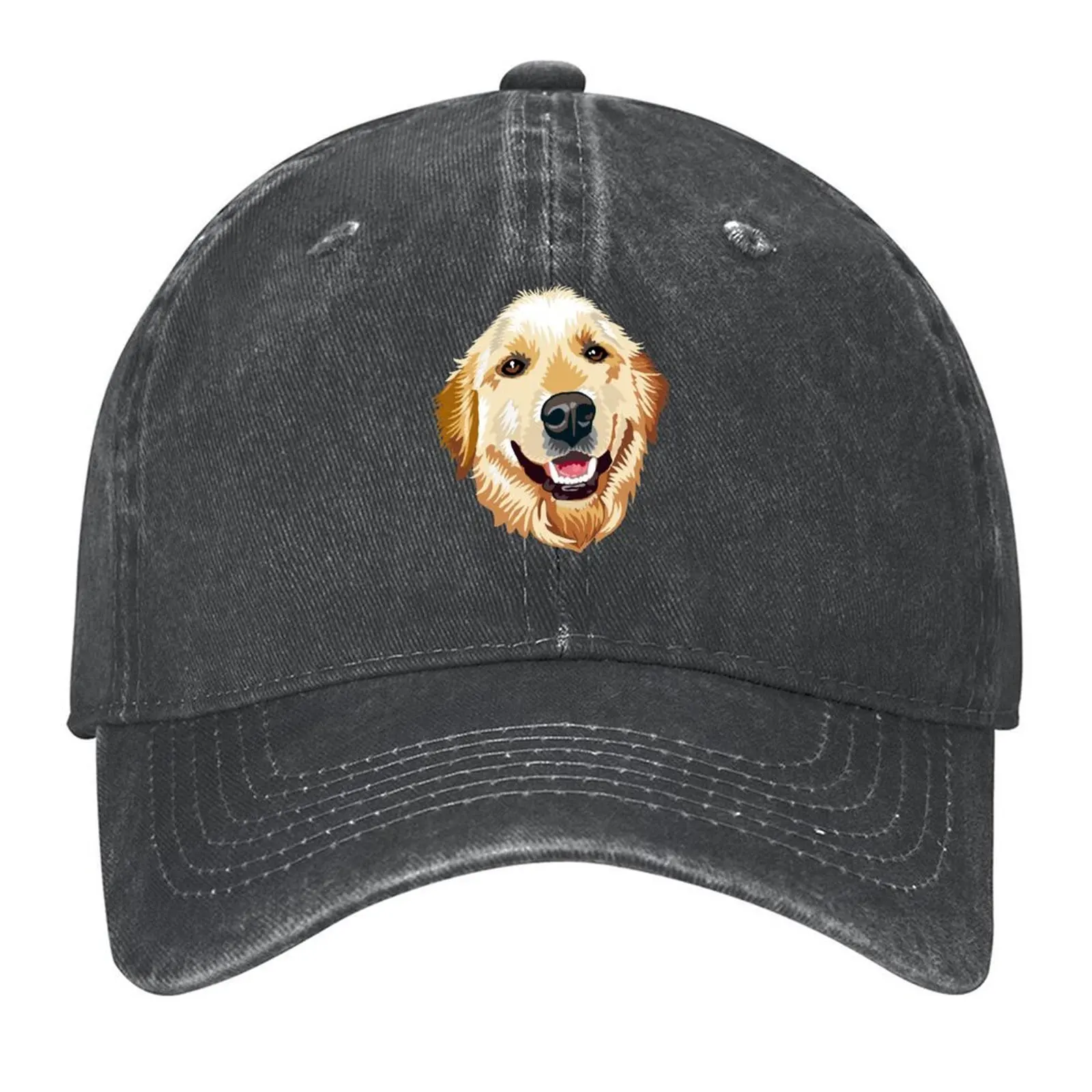 

Roy the Golden Retriever Baseball Cap custom Hat Hat Baseball Cap Big Size Hat Beach Golf Women Men's