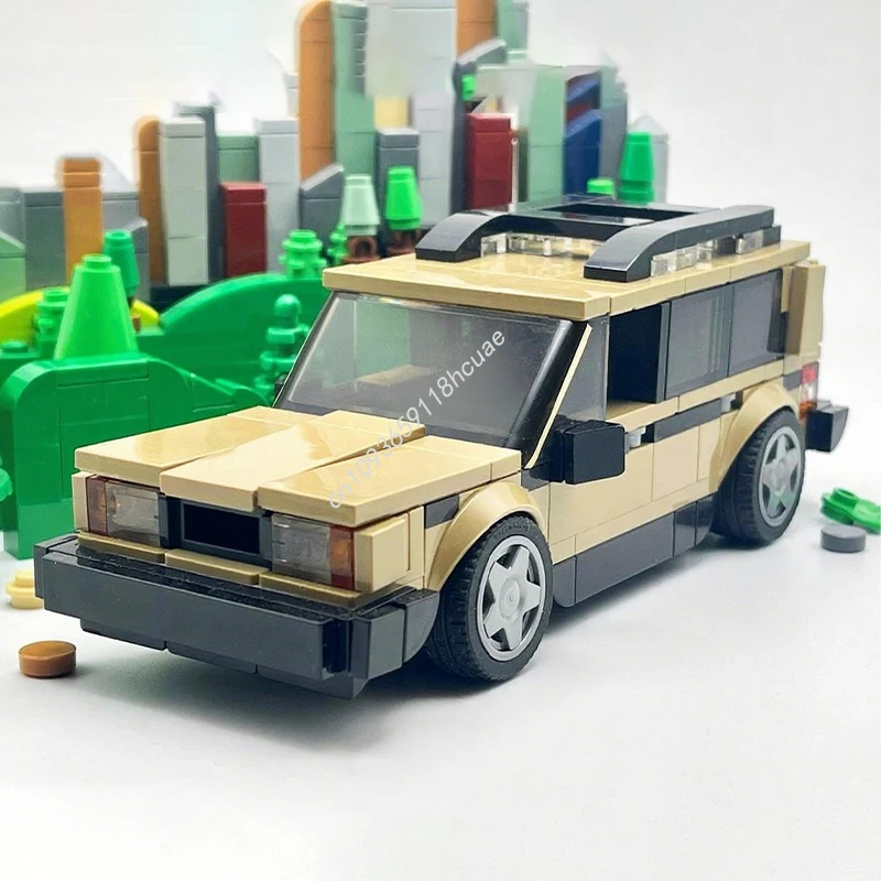 289 قطعة MOC Brick 240 Estate City Champion Supercar اللبنات عيد الميلاد قسط جامع الطبعة مثالية لتقوم بها بنفسك هدية