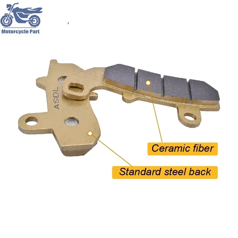 Motorcycle Rear Brake Pads For Suzuki RG 125 200 DR 600 650 750 800 For Yamaha DTZ DT 125