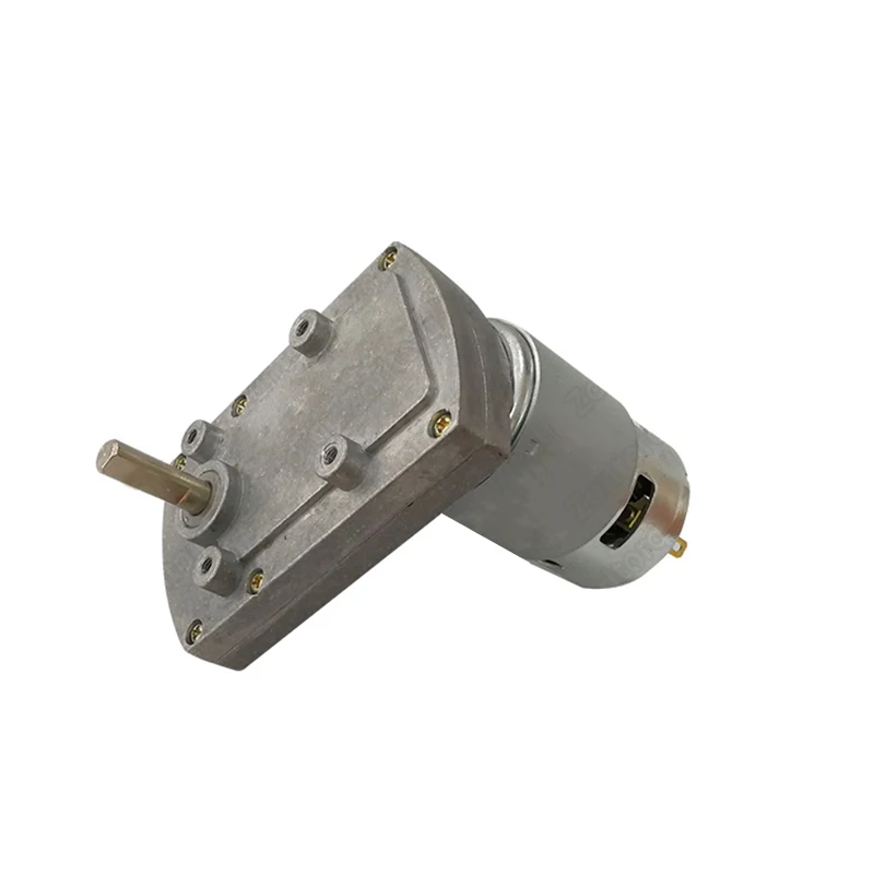 Imagem -02 - Opcional Alto Torque Motor Elétrico Metal Engrenagem Reverso Forma Engrenagem 775 Motor com Redutor dc 12v 24v 1.7n.m a 10n.m