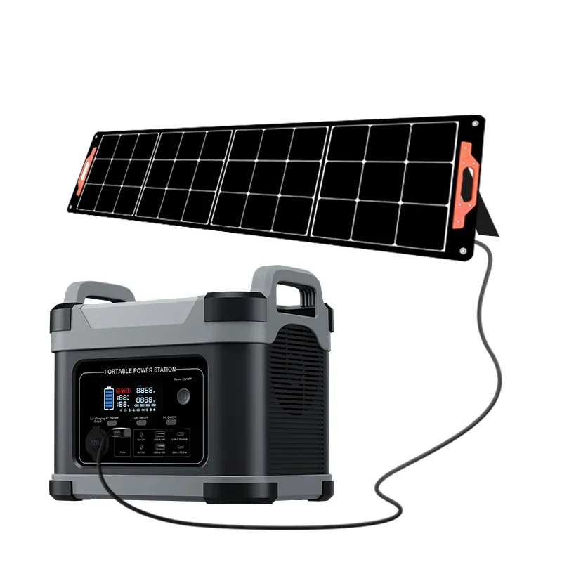 BPI Eu AC 220V 230V Power Bank Station 1000w 2000w Outdoor Camping Solar Portable Power Station Generator