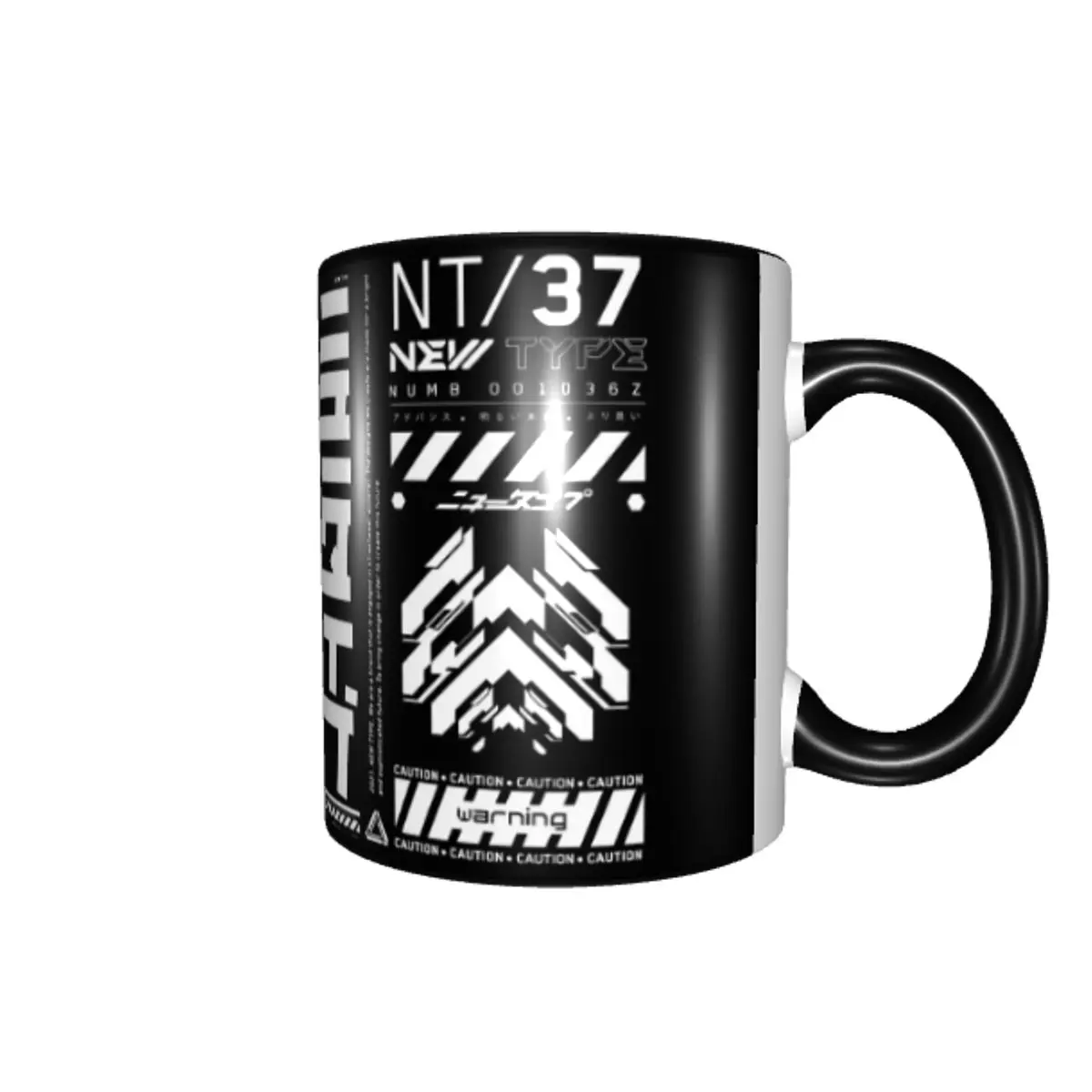 Personalized Techwear Coffee Mug DIY Punk Mechanical Shape Ceramic Milk Tea Cups