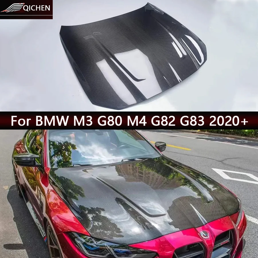 

Для BMW M3 G80 M4 G82 G83 2020+ карбоновый капот, крышка двигателя, обшивка салона в стиле CSL, аксессуары для тюнинга, комплект обвеса.