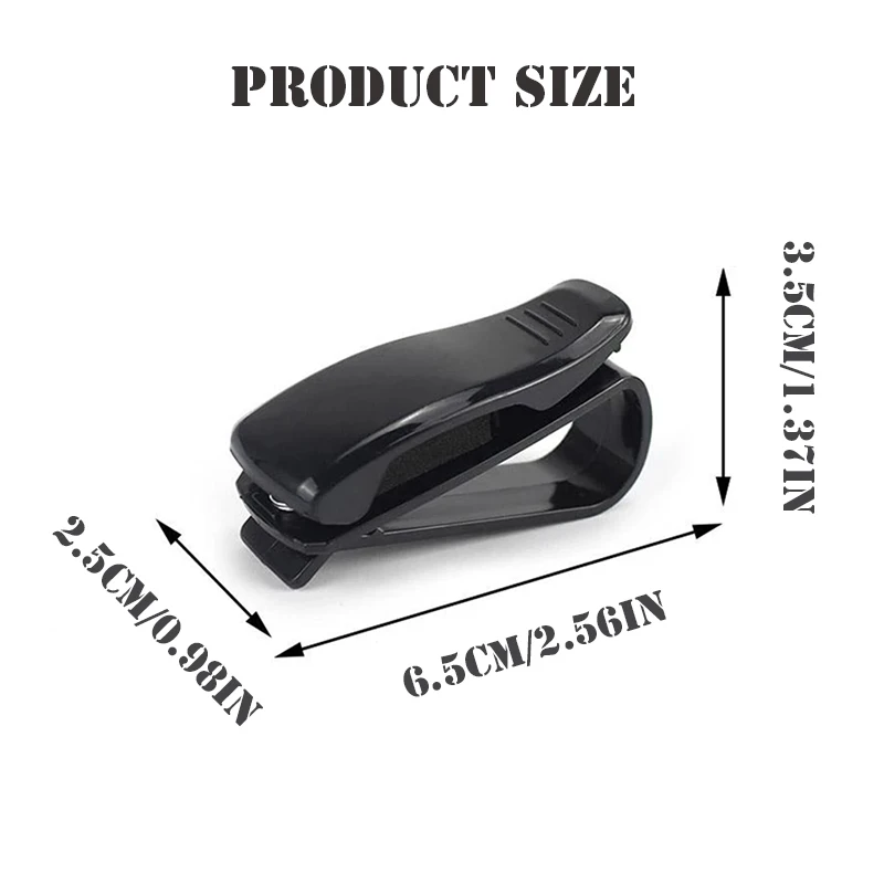 Car Sun Visor Glasses Holder Clip For Skoda Superb Octavia A5 2 Fabia Rapid Yeti Citroen C4 C5 C3 Grand Picasso