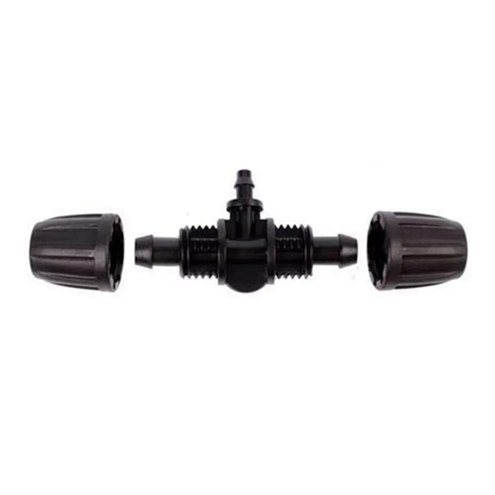 50Pcs Hose Connector Professional Durable Plastic Straight Barb Connector for Drip Irrigation Balcony Garden Plumbing Adapter