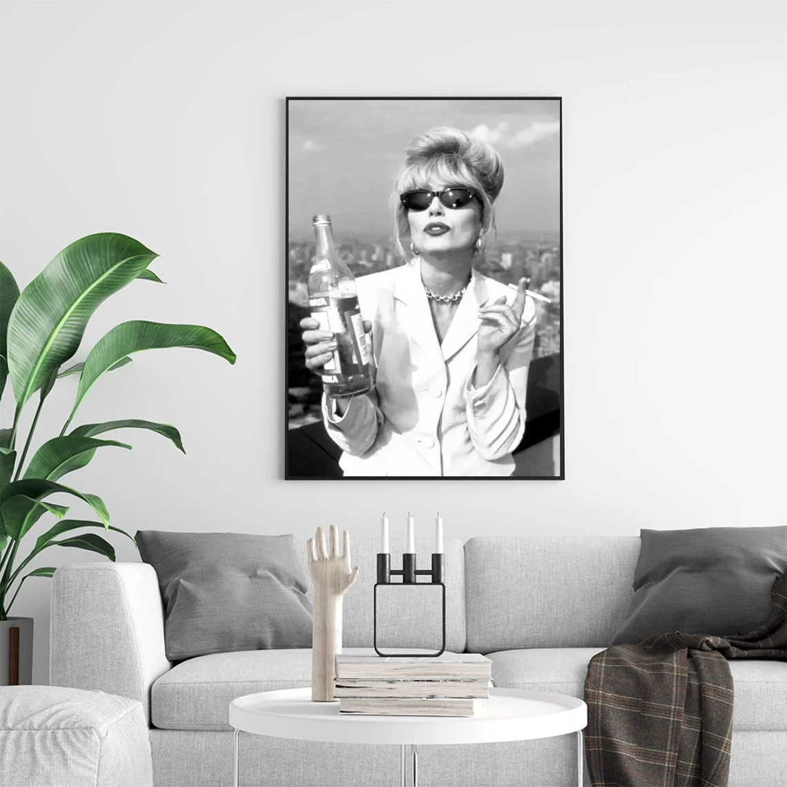 Absolutely Fabulous Patsy Print Poster Canvas Print Star Actor Home Decor Wall Art (Unframed)