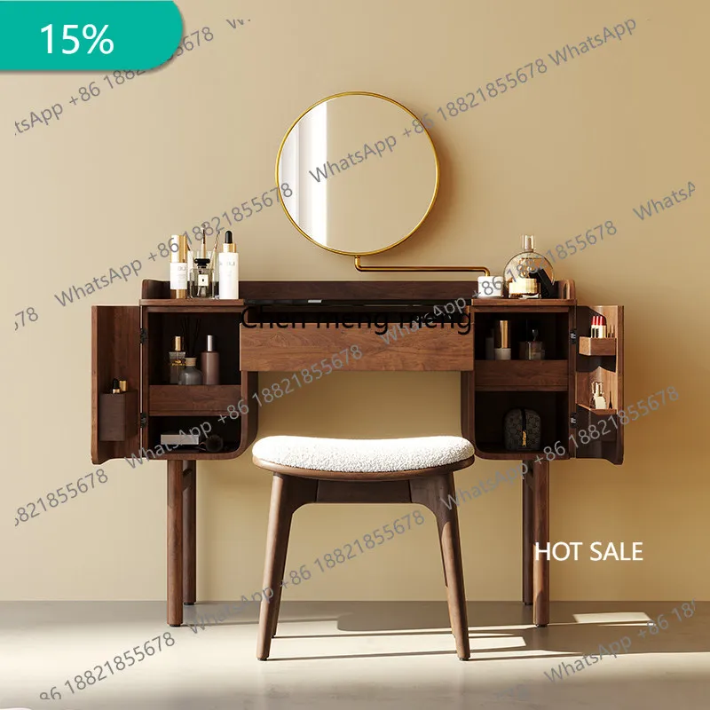 

M178 Girls Luxury Small Vanity Tables White Makeup Woman Unique Corner Dressers Drawers House Storage Coiffeuse De Chambre