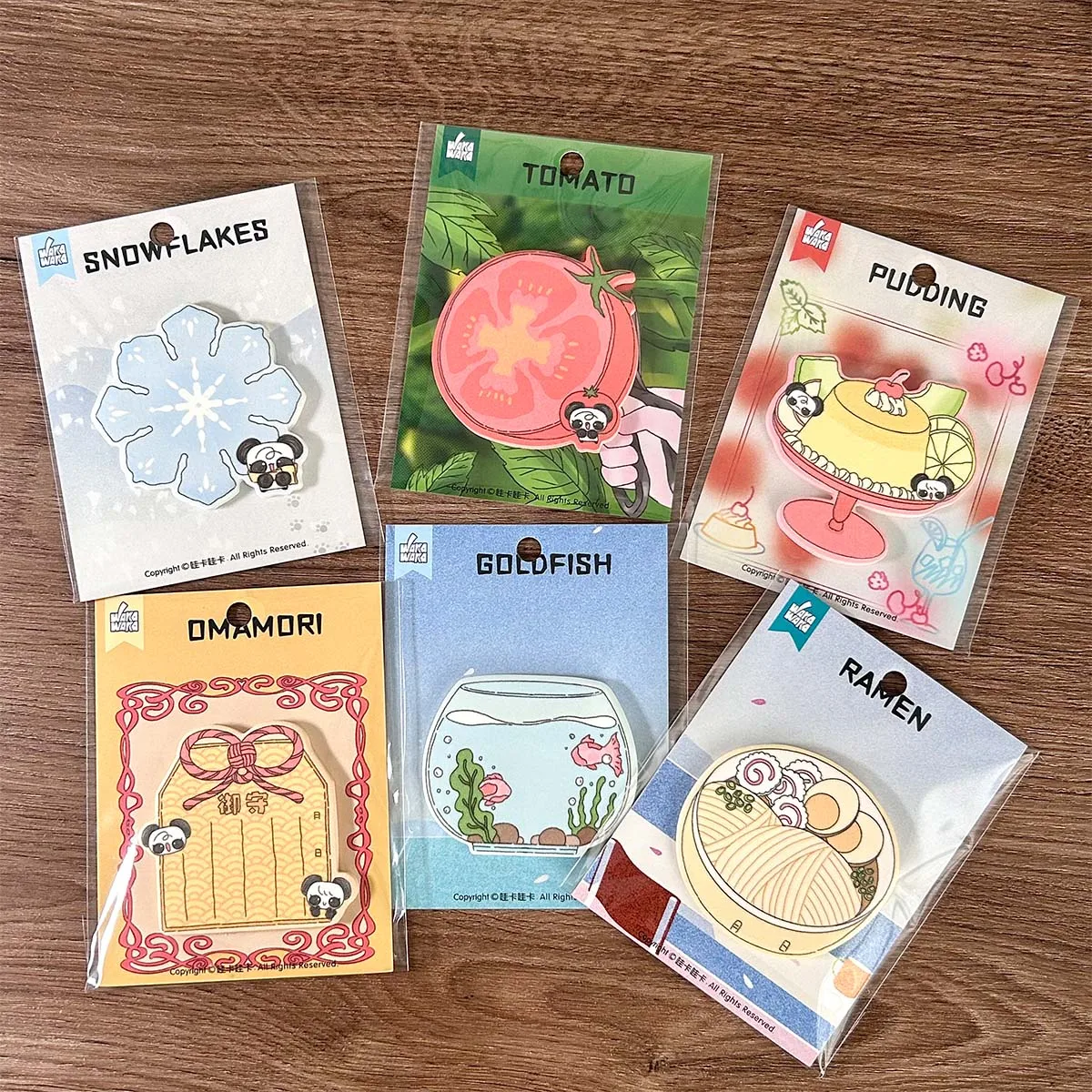 WAKAWAKA Sticky Notes Pad  Memo Pad Kawaii Scrapbooking Paper Materials Pads For Arts Diy Crafts Album Journal Planner