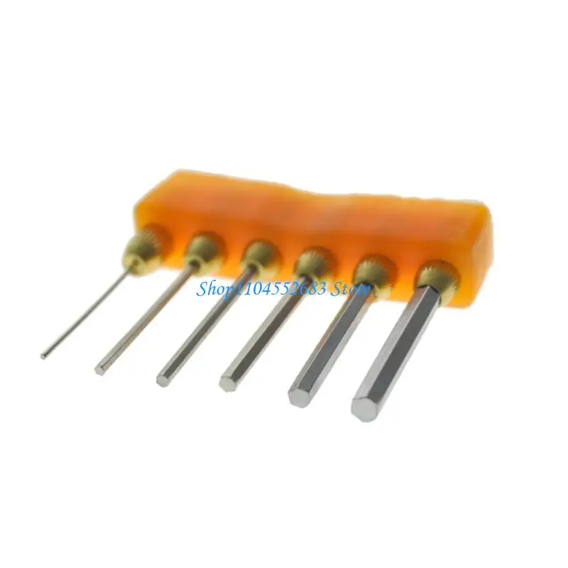 

Y6GD 0.7-3.0mm Watch Repair Mini Hexagon Screwdriver Set Wrench Tool Spanner For Easy Screw Adjustment