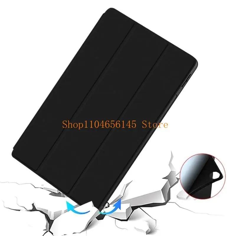 Support arrière tablette en PU 5asd, à trois volets, solide, pour étui, couverture veille/réveil automatique pour MatePadP
