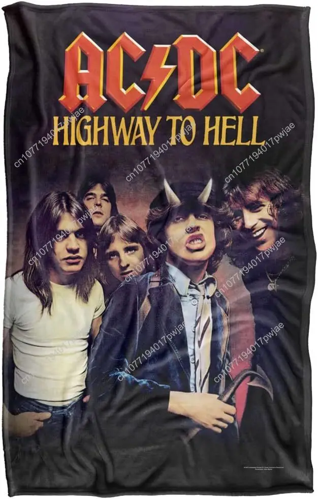 Koce Trevco ACDC Highway Silky Touch Super Soft Throw Custom