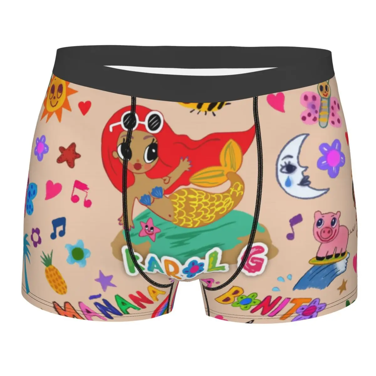 

Karol G Boxer Shorts Men 3D Print Male Soft Reggae Ainger Underwear Panties Briefs