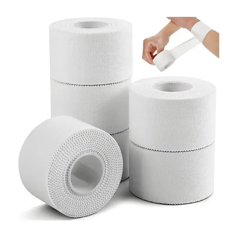 1 Rolle Sporttape, Professionelles Athletik-Trainer-Tape, Sportpflege-Tape, Sport-Strapping-Tape als Erste-Hilfe-Verband bei Verletzungen – Detail 3