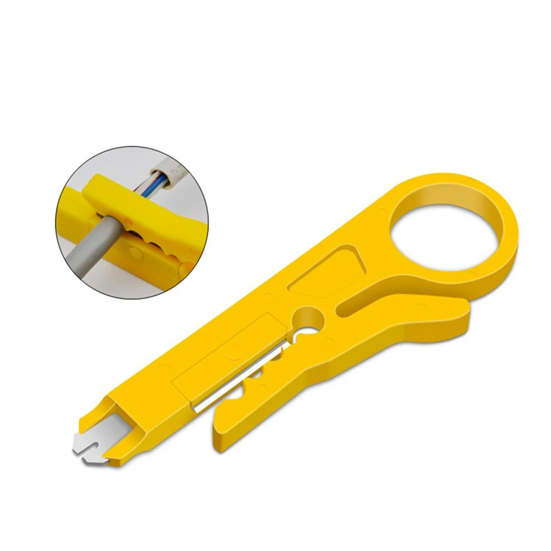 1PC Wire Stripper Knife Crimper Pliers Crimping Tool Cable Stripping Wire Cutter Multi Tools Cut Line Multifunctional Hand Tools