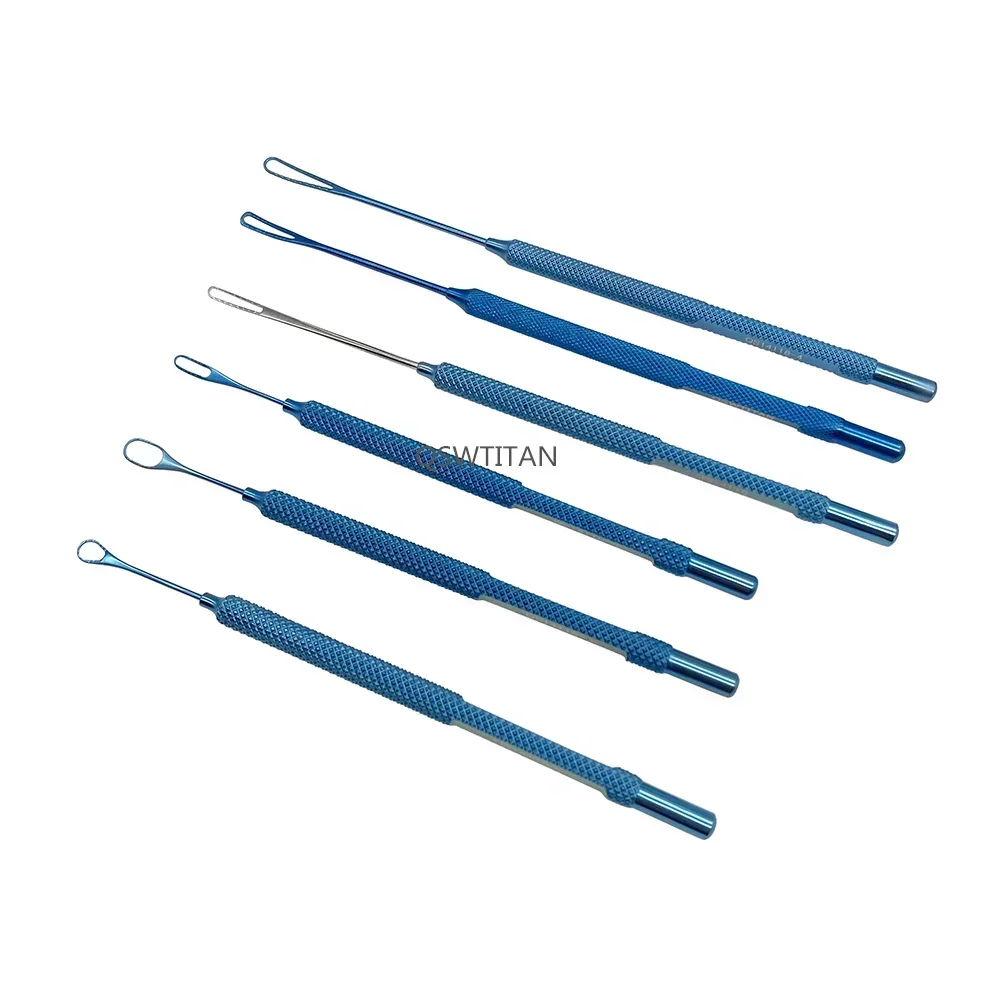 Ophthalmic Kansas Lens Loops Eye Surgical Instrument Titanium Eyelid Tools 1pc