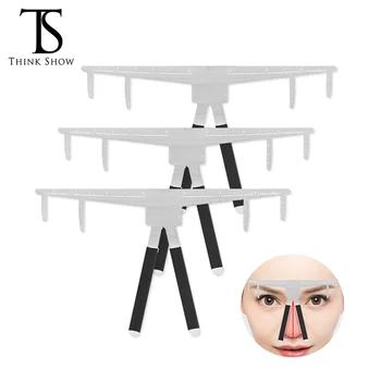 Règle de tatouage pour les yeux, micro lame, maquillage en continu, modèle réutilisable, outil de mesure, 1/3/5 pièces