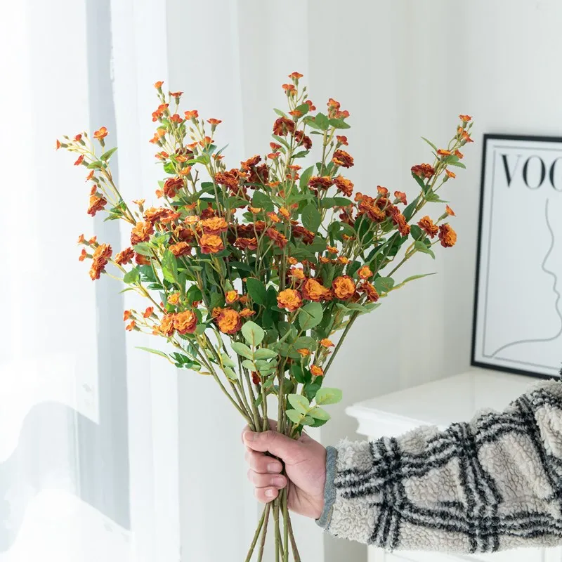 Künstliche Blumen Handgefertigte Gänseblümchen für Zuhause, Tisch, Vase, Garten, Festival, DIY-Kranz, Hochzeit, Brautstrauß, Bonsai-Dekoration – Detail 2